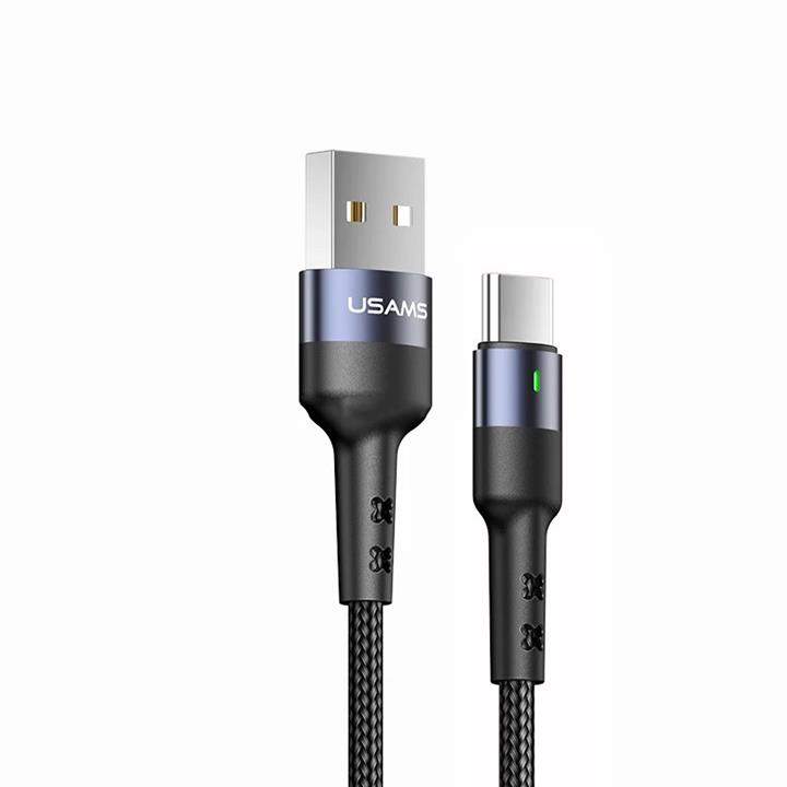 کابل تبدیل USB به USB-C یوسمز مدل US-SJ313 U26 طول 1 متر Usams US-SJ313 U26 USB To USB-C Cable 1m